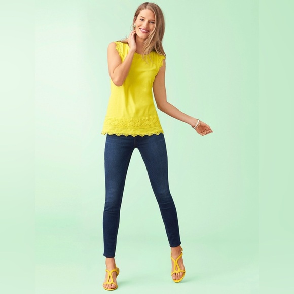 NWT Talbots Flawless 5-Pocket Jegging High Rise Jeans Saratoga Wash Size 10 - Picture 2 of 7